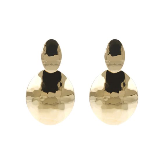 Orecchini Etrusca Donna in Bronzo WSET00323.YG - WSET00323.YG